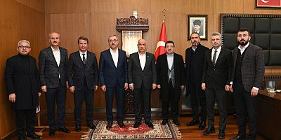 BAŞKAN GÜNGÖR, BAKAN KİRİŞCİ’Yİ AĞIRLADI
