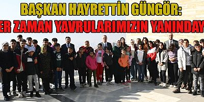 BAŞKAN GÜNGÖR, ÇOCUK EVLERİ’NDE KALAN ÖĞRENCİLERLE ŞAİRLER TEPESİ’NDE BİR ARAYA GELDİ