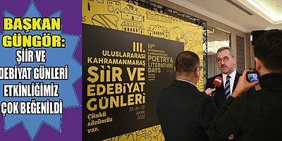 BAŞKAN GÜNGÖR: “ÇÜNKÜ SÖZÜMÜZ VAR”
