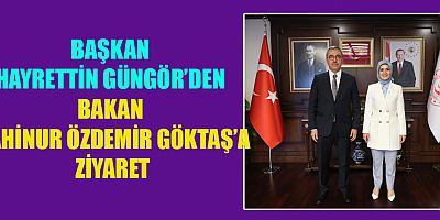 BAŞKAN GÜNGÖR’DEN BAKAN GÖKTAŞ’A ZİYARET