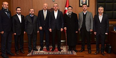 BAŞKAN GÜNGÖR’E MERDAN DERNEĞİ’NDEN ZİYARET