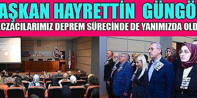 BAŞKAN GÜNGÖR “ECZACILARIMIZA ŞÜKRANLARIMIZI SUNUYORUZ”