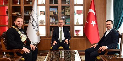 BAŞKAN GÜNGÖR, EROĞLU VE BALABAN’I AĞIRLADI