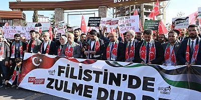 BAŞKAN GÜNGÖR, “FİLİSTİN İÇİN EN YÜKSEK SESLE HAYKIRMAYA DEVAM EDECEĞİZ”