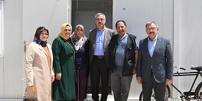 BAŞKAN GÜNGÖR, GÖKSUN’DA  DEPREMZEDELERLE BİR ARAYA GELDİ