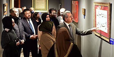 BAŞKAN GÜNGÖR HAT SERGİSİ’Nİ ZİYARET ETTİ