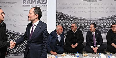 BAŞKAN GÜNGÖR, İFTAR PROGRAMINDA ERBAKAN İLE BİR ARAYA GELDİ