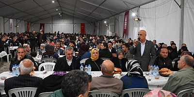 BAŞKAN GÜNGÖR İFTAR SOFRASINDA VATANDAŞLARLA BULUŞTU