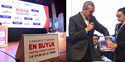 BAŞKAN GÜNGÖR, İLK EVİM İLK İŞ YERİM KURA ÇEKİMİNDE