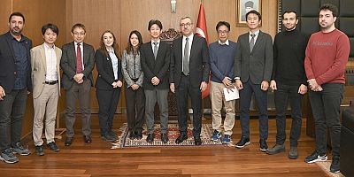 BAŞKAN GÜNGÖR, JICA HEYETİNİ MİSAFİR ETTİ