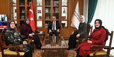 BAŞKAN GÜNGÖR, KADEM BAŞKANI GÜMRÜKÇÜOĞLU’NU AĞIRLADI