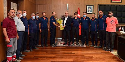 BAŞKAN GÜNGÖR KAHRAMANLARIMIZ ŞEHRE DÖNDÜ