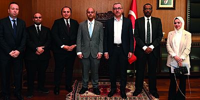 BAŞKAN GÜNGÖR, KUVEYT ARAP EKONOMİK KALKINMA FONU HEYETİNİ AĞIRLADI