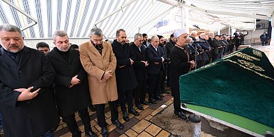 BAŞKAN GÜNGÖR, MECLİS BAŞKANVEKİLİ ŞEN’İN CENAZE TÖRENİNE KATILDI