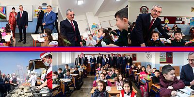 BAŞKAN GÜNGÖR MİNİK ÖĞRENCİLERLE BULUŞTU