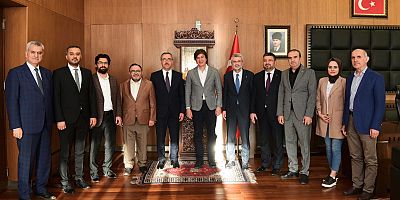 BAŞKAN GÜNGÖR MKYK ÜYESİ TÜREL'İ AĞIRLADI