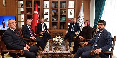BAŞKAN GÜNGÖR MKYK ÜYESİ YANILMAZ’I AĞIRLADI