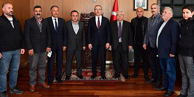 BAŞKAN GÜNGÖR MUHTARLARLA BİR ARAYA GELDİ