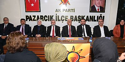 BAŞKAN GÜNGÖR, “PAZARCIK’A 1 MİLYAR TL’NİN ÜZERİNDE YATIRIM”