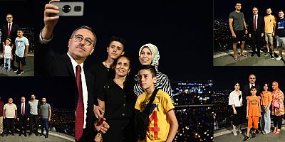 BAŞKAN GÜNGÖR, ŞAİRLER TEPESİ’NDE VATANDAŞLARLA MUHABBET ETTİ