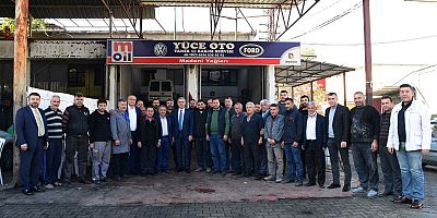BAŞKAN GÜNGÖR, SANAYİ  ESNAFLARI İLE  BİR ARAYA GELDİ