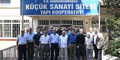 Küçük Sanayi Sitesi Yapı Kooperatifi’ni ziyaret eden Başkan Güngör