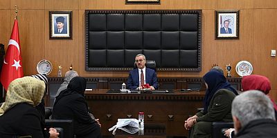 BAŞKAN GÜNGÖR, ŞEHİT AİLELERİYLE BİR ARAYA GELDİ