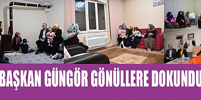 BAŞKAN GÜNGÖR, ŞEHRİN FARKLI NOKTALARINDA VATANDAŞLARLA BİR ARAYA GELDİ