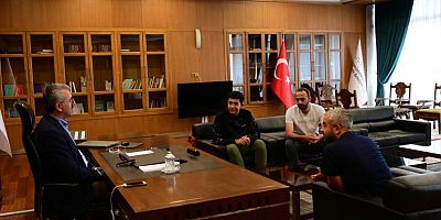 BAŞKAN GÜNGÖR, TEKNOFEST BİRİNCİSİ DAL’I AĞIRLADI