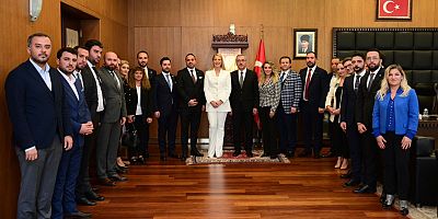 BAŞKAN GÜNGÖR, TÜGİAD BAŞKANI ÇEVİKEL’İ AĞIRLADI