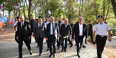 BAŞKAN GÜNGÖR VE VALİ ÜNLÜER, ŞEHİRDE ZİYARETLERİNİ SÜRDÜRÜYOR