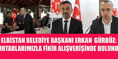BAŞKAN GÜRBÜZ MAHALLELERİMİZİ KALKINDIRACAĞIZ