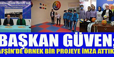 BAŞKAN GÜVEN  İLÇEMİZE HAYIRLI OLSUN