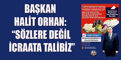 BAŞKAN HALİT ORHAN: ESNAFIN DESTEĞİYLE SEÇİMİ KAZANACAĞIZ