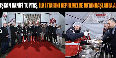 BAŞKAN HANİFİ TOPTAŞ, “DAYANIŞMA RUHUNU YAŞATIYORUZ”