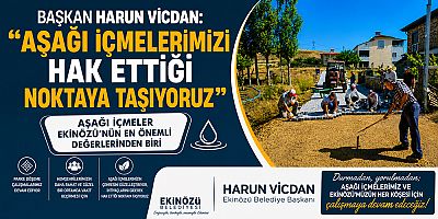 BAŞKAN HARUN VİCDAN: DURMADAN, YORULMADAN ÇALIŞMAYA DEVAM EDECEĞİZ