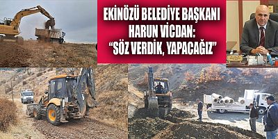 BAŞKAN HARUN VİCDAN: “HALKIMIZA SÖZ VERDİK, HER ŞEYİ YERİNE GETİRECEĞİZ”