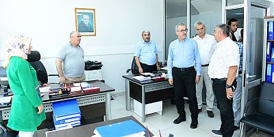 BAŞKAN HAYRETTİN +GÜNGÖR’DEN KASKİ’YE ZİYARET