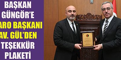 BAŞKAN HAYRETTİN GÜNGÖR’E TEŞEKKÜR ZİYARETİ