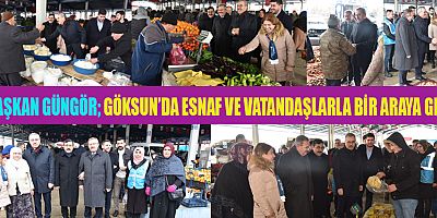 BAŞKAN HAYRETTİN GÜNGÖR GÖKSUNLU HEMŞEHRİLERİMİZİN GÜLER YÜZÜ İÇİMİZİ ISITTI