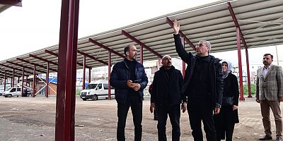 BAŞKAN HAYRETTİN GÜNGÖR “HAL VE TOPTANCI ESNAFI İÇİN GEÇİCİ ALANLAR OLUŞTURULUYOR”