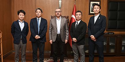 BAŞKAN HAYRETTİN GÜNGÖR, JAPON HEYETİNİ MİSAFİR ETTİ