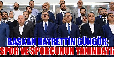 BAŞKAN HAYRETTİN GÜNGÖR ŞEHRİMİZE YENİ SPOR TESİSLERİ KAZANDIRIYORUZ