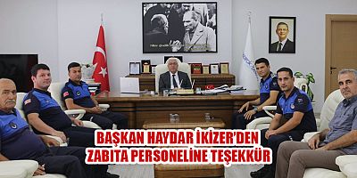 BAŞKAN İKİZER: FEDAKÂRLIK VE SORUMLULUK ANLAYIŞIYLA GÖREV YAPIYORLAR