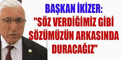 BAŞKAN İKİZER: PAZARCIK’IN SU VE YOL SORUNUNU ACİLEN ÇÖZECEĞİZ