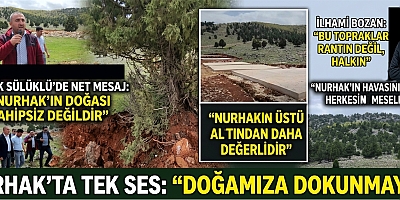 BAŞKAN İLHAMİ BOZAN: “BU TOPRAKLAR RANTIN DEĞİL, HALKIN”