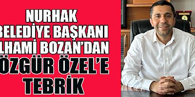  BAŞKAN İLHAMİ BOZAN: ÜLKEMİZE HAYIRLI OLSUN