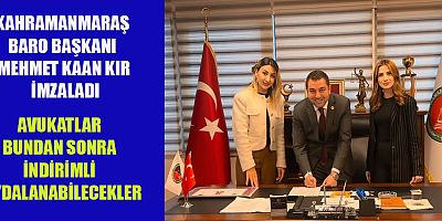 BAŞKAN KAAN KIR’DAN AVUKATLARA YENİ İMKÂN
