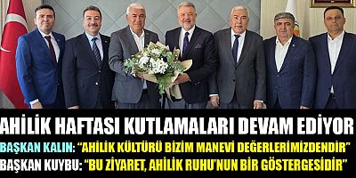 BAŞKAN KALIN: AHİLİK KÜLTÜRÜ, DAYANIŞMANIN VE DÜRÜSTLÜĞÜN TEMELİDİR