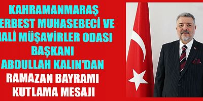 BAŞKAN KALIN: BAYRAMLAR TÜM TOPLUMLA BİR ARAYA GELMEYİ SAĞLAR